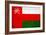 Oman Flag Design with Wood Patterning - Flags of the World Series-Philippe Hugonnard-Framed Premium Giclee Print