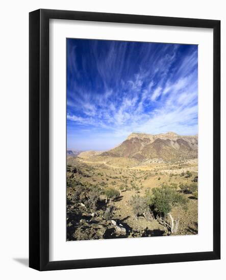 Oman, Hajjar Mountain Range, Jebel Shams Mountain-Michele Falzone-Framed Photographic Print