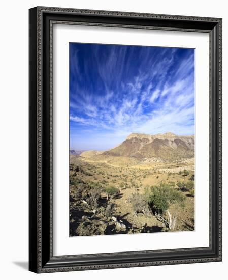 Oman, Hajjar Mountain Range, Jebel Shams Mountain-Michele Falzone-Framed Photographic Print