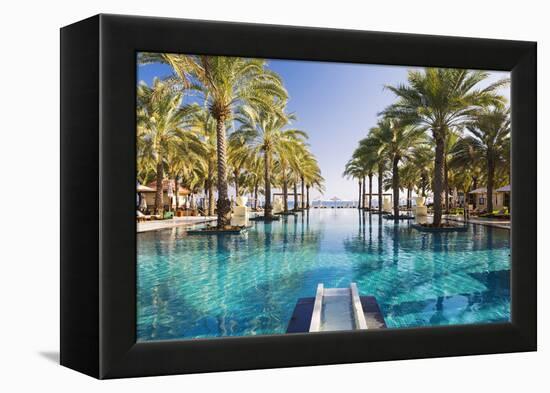 Oman. Muscat Governorate, Muscat-Nick Ledger-Framed Premier Image Canvas