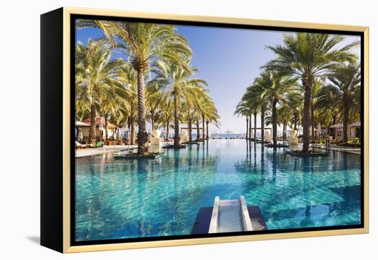 Oman. Muscat Governorate, Muscat-Nick Ledger-Framed Premier Image Canvas