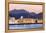 Oman, Muscat. Mutrah Harbour and Old Town at Dusk-Matteo Colombo-Framed Premier Image Canvas