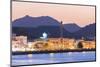 Oman, Muscat. Mutrah Harbour and Old Town at Dusk-Matteo Colombo-Mounted Photographic Print