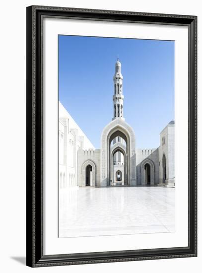 Oman, Muscat. Sultan Qaboos Grand Mosque-Matteo Colombo-Framed Photographic Print