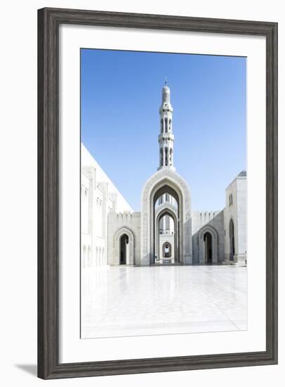 Oman, Muscat. Sultan Qaboos Grand Mosque-Matteo Colombo-Framed Photographic Print