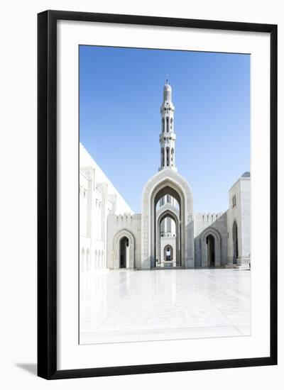Oman, Muscat. Sultan Qaboos Grand Mosque-Matteo Colombo-Framed Photographic Print