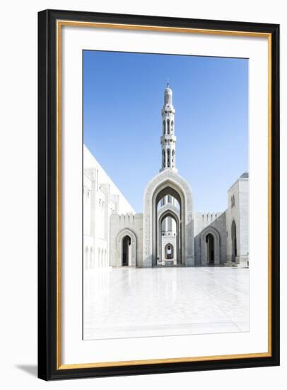 Oman, Muscat. Sultan Qaboos Grand Mosque-Matteo Colombo-Framed Photographic Print