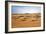 Oman, Wahiba Sands. Camels Belonging to Bedouins Cross Sand Dunes in Wahiba Sands.-Nigel Pavitt-Framed Photographic Print