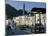 Omanis Walk and Sit Alongside Muttrah's Busy Corniche-John Warburton-lee-Mounted Photographic Print