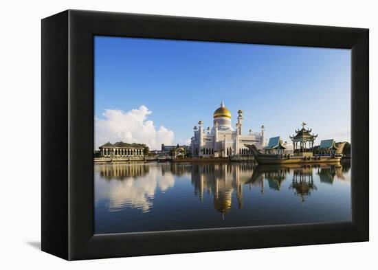 Omar Ali Saifuddien Mosque, Bandar Seri Begawan, Brunei, Borneo, Southeast Asia-Christian-Framed Premier Image Canvas