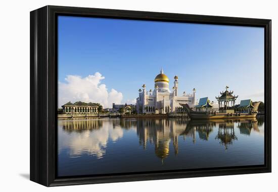 Omar Ali Saifuddien Mosque, Bandar Seri Begawan, Brunei, Borneo, Southeast Asia-Christian-Framed Premier Image Canvas