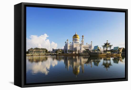 Omar Ali Saifuddien Mosque, Bandar Seri Begawan, Brunei, Borneo, Southeast Asia-Christian-Framed Premier Image Canvas