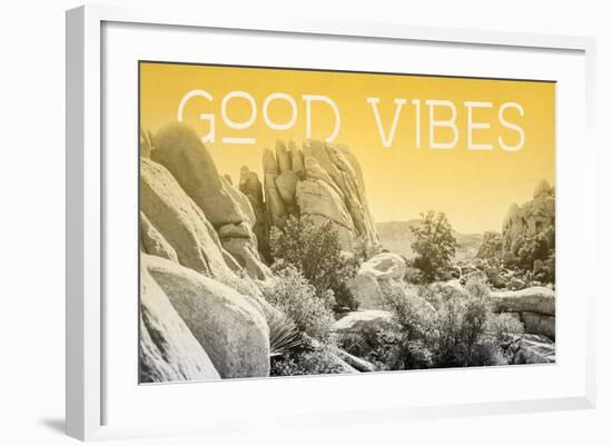 Ombre Adventure I Good Vibes-Elizabeth Urquhart-Framed Photo