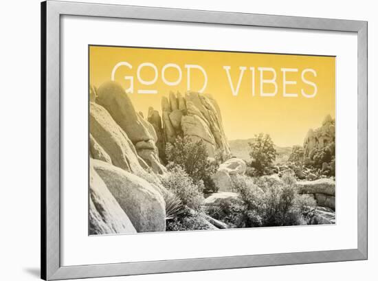 Ombre Adventure I Good Vibes-Elizabeth Urquhart-Framed Photo