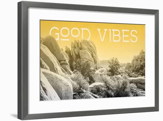 Ombre Adventure I Good Vibes-Elizabeth Urquhart-Framed Photo