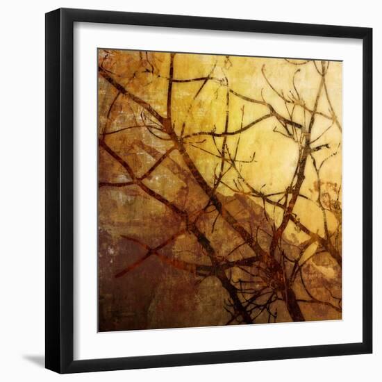 Ombre Branches-James McMasters-Framed Art Print