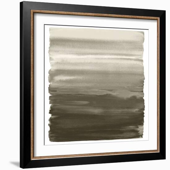 Ombre Gray Brown II-Allie Corbin-Framed Art Print