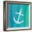 Ombre Ocean Anchor-Meili Van Andel-Framed Art Print