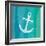 Ombre Ocean Anchor-Meili Van Andel-Framed Art Print