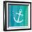 Ombre Ocean Anchor-Meili Van Andel-Framed Art Print