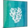 Ombre Ocean Coral-Meili Van Andel-Mounted Art Print
