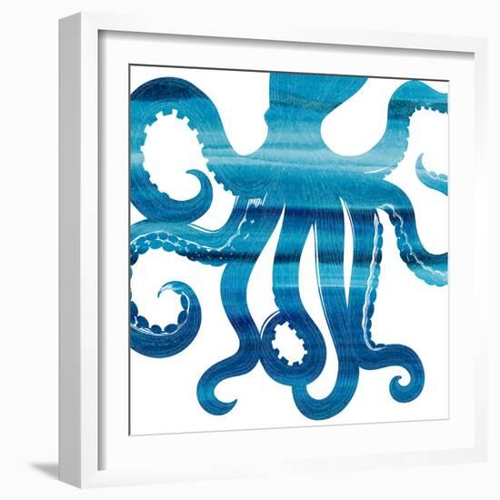 Ombre Octopus Reverse-Kimberly Allen-Framed Art Print