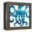 Ombre Octopus Reverse-Kimberly Allen-Framed Stretched Canvas