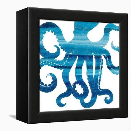 Ombre Octopus Reverse-Kimberly Allen-Framed Stretched Canvas