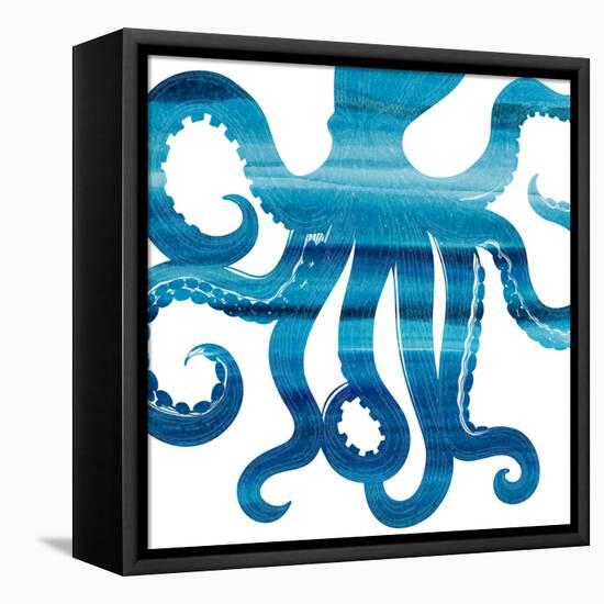 Ombre Octopus Reverse-Kimberly Allen-Framed Stretched Canvas