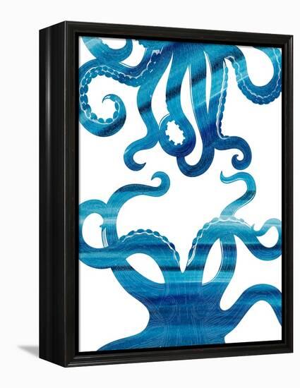 Ombre Octopus-Kimberly Allen-Framed Stretched Canvas