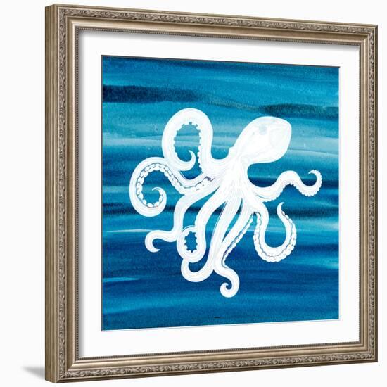 Ombre Octopus-Kimberly Allen-Framed Art Print