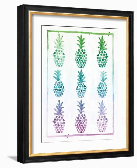 Ombre Pineapple-Ashley Sta Teresa-Framed Art Print