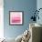 Ombre Pink Blush II-Allie Corbin-Framed Premium Giclee Print displayed on a wall