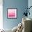 Ombre Pink Blush II-Allie Corbin-Framed Art Print displayed on a wall