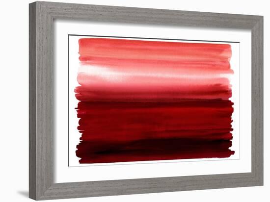 Ombre Red I-Allie Corbin-Framed Art Print