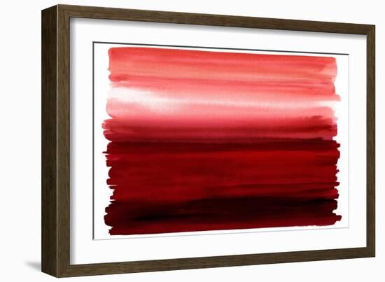 Ombre Red I-Allie Corbin-Framed Art Print