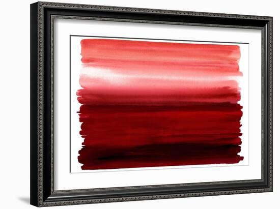 Ombre Red I-Allie Corbin-Framed Art Print