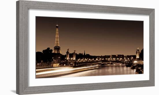 Ombre Skyline I-Joseph Eta-Framed Giclee Print