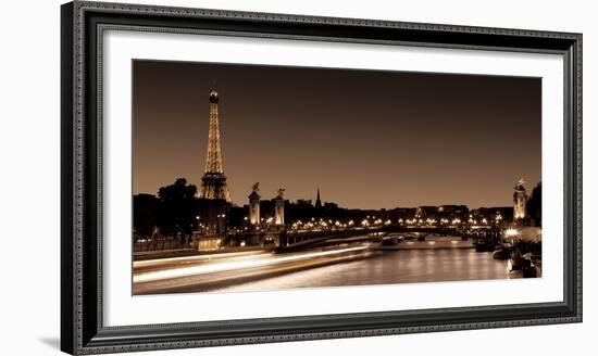 Ombre Skyline I-Joseph Eta-Framed Giclee Print