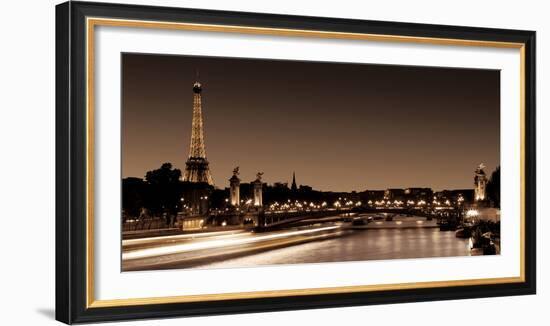 Ombre Skyline I-Joseph Eta-Framed Giclee Print