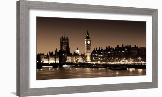 Ombre Skyline II-Joseph Eta-Framed Giclee Print