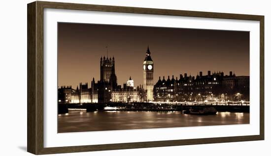 Ombre Skyline II-Joseph Eta-Framed Giclee Print