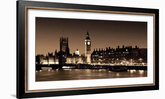 Ombre Skyline II-Joseph Eta-Framed Giclee Print