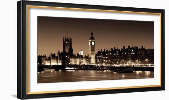 Ombre Skyline II-Joseph Eta-Framed Giclee Print