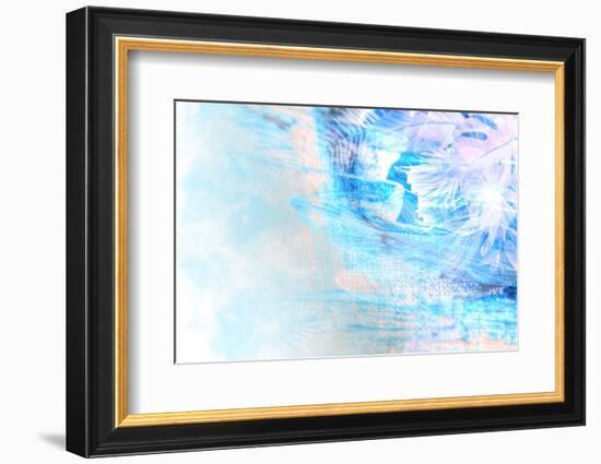 Ombre010bluepaint-Rafal Kulik-Framed Photographic Print