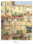Villefranche on the French Riviera-Omer Coppens-Framed Premier Image Canvas