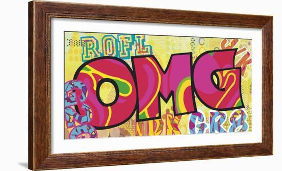 OMG (Oh My Gosh)-Tom Frazier-Framed Art Print