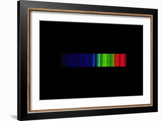 Omicron Ceti Emission Spectrum-Dr. Juerg Alean-Framed Photographic Print