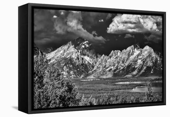 Ominous Storm Clouds over the Tetons-Dean Fikar-Framed Premier Image Canvas