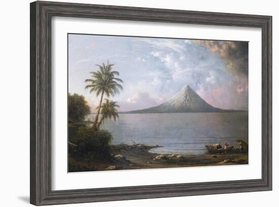 Omotepe Volcano, Nicaragua, 1867-Martin Johnson Heade-Framed Giclee Print